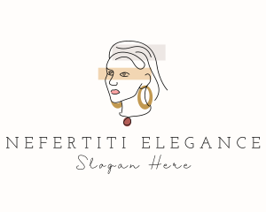 Elegant Fashion Lady  logo design