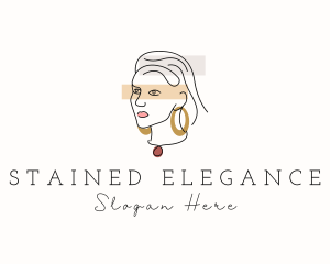 Elegant Fashion Lady  logo design