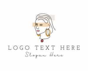 Jeweler - Elegant Fashion Lady logo design