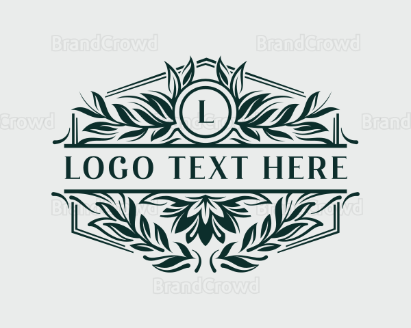 Wedding Flower Gardening Logo