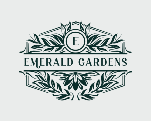 Wedding Flower Gardening  logo design