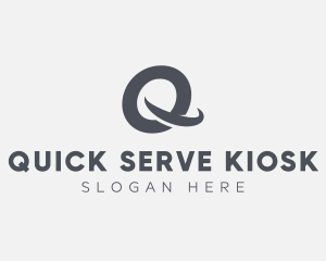 Swoosh Letter Q logo design