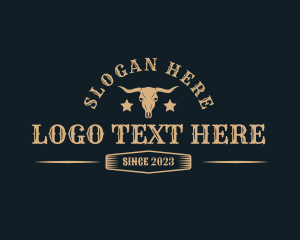 Texan - Bull Ranch Livestock logo design