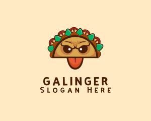 Taco - Mexican Taco Monster logo design