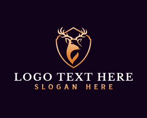 Corporate - Luxury Antler Horn logo design