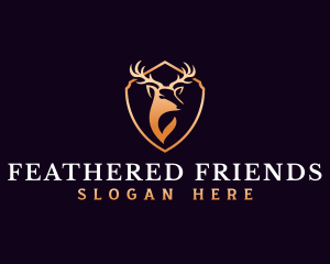 Luxury Antler Horn Logo