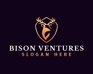 Luxury Antler Horn logo design