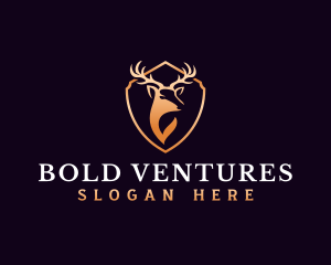 Luxury Antler Horn logo design