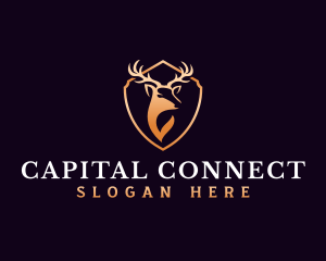 Luxury Antler Horn logo design