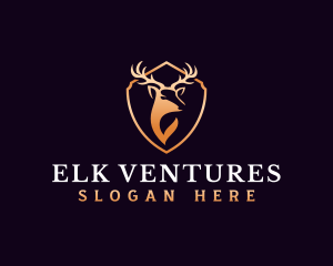 Luxury Antler Horn logo design