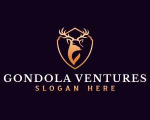 Luxury Antler Horn logo design