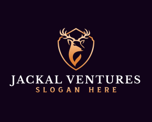 Luxury Antler Horn logo design