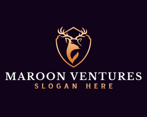 Luxury Antler Horn logo design