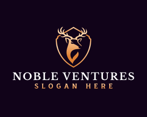 Luxury Antler Horn logo design