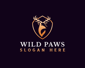 Luxury Antler Horn logo design