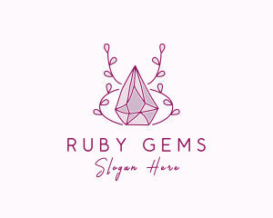 Ruby - Crystal Gem Boutique logo design