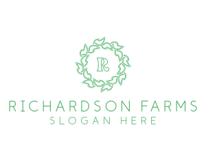 Natural Leaves Farm logo design