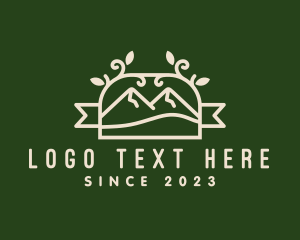 Eco Park - Outdoor Mountain Camp logo design