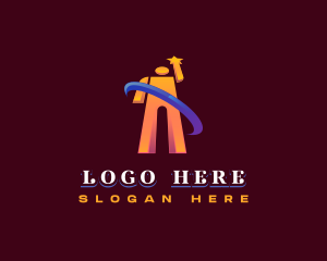 Man - Human People Award logo design
