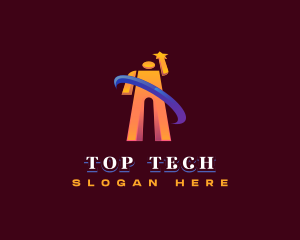 Top - Human People Award logo design