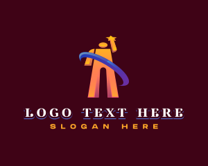 Top - Human People Award logo design