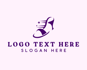 Shoe - Fashion Stiletto Shoe logo design