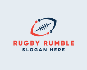 Rugby - Football Sports Ball logo design