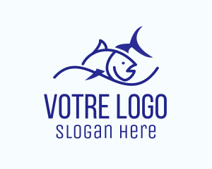 Tuna Sea Fish Logo