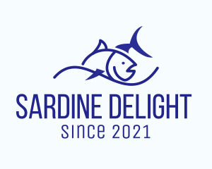 Sardine - Tuna Sea Fish logo design