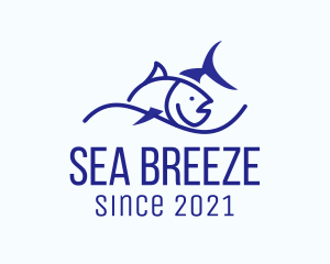 Tuna Sea Fish logo design