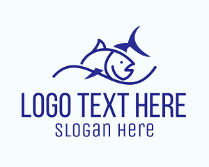 Tuna Sea Fish Logo