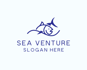 Tuna Sea Fish logo design