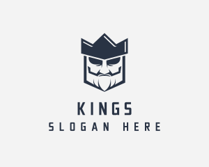 Medieval Mad King logo design