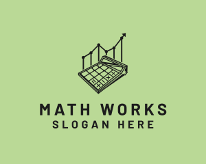 Math - Statistics Match Calculator logo design