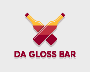 Winery Bar Liquor logo design