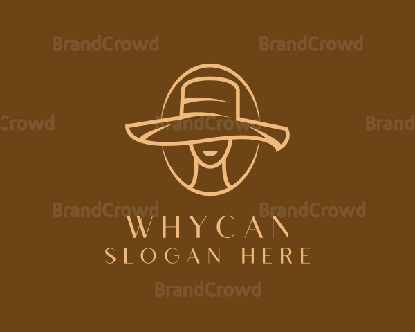 Woman Hat Boutique Logo