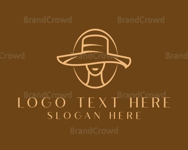 Woman Hat Boutique Logo