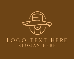 Headwear - Woman Hat Boutique logo design