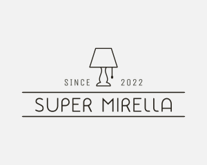 Minimalist Lamp Decor Logo