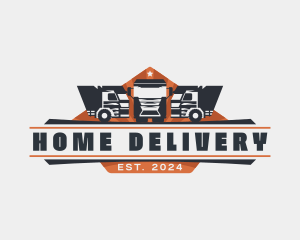 Truck Cargo Logistics logo design