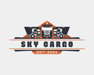 Truck Cargo Logistics logo design