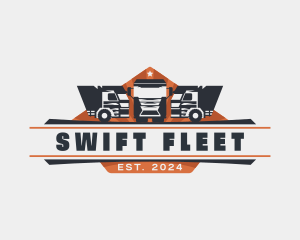 Truck Cargo Logistics logo design