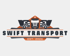 Truck Cargo Logistics logo design