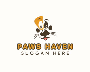 Pet Dog Paw logo design