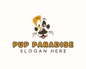 Pet Dog Paw logo design