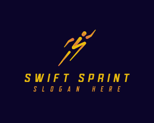 Athletic Sports Runner logo design