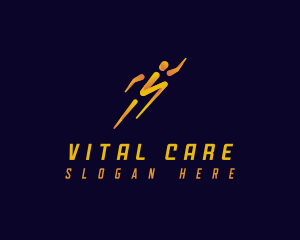 Varsity - Athletic Sports Runner logo design