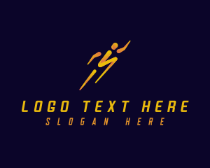 Athletic Sports Runner Logo