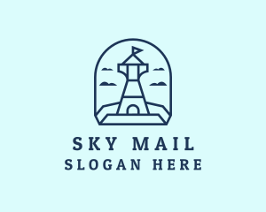 Sky Lighthouse Turret  logo design