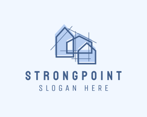 Blueprint - Home Property Architecture logo design